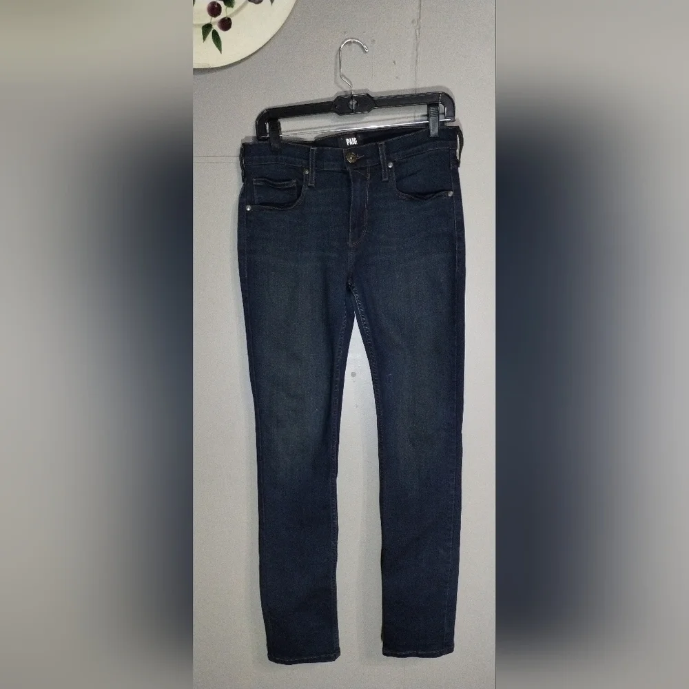 Paige Men's Denim Lennox Slim Fit Jeans Blue Dark Wash Size(30)